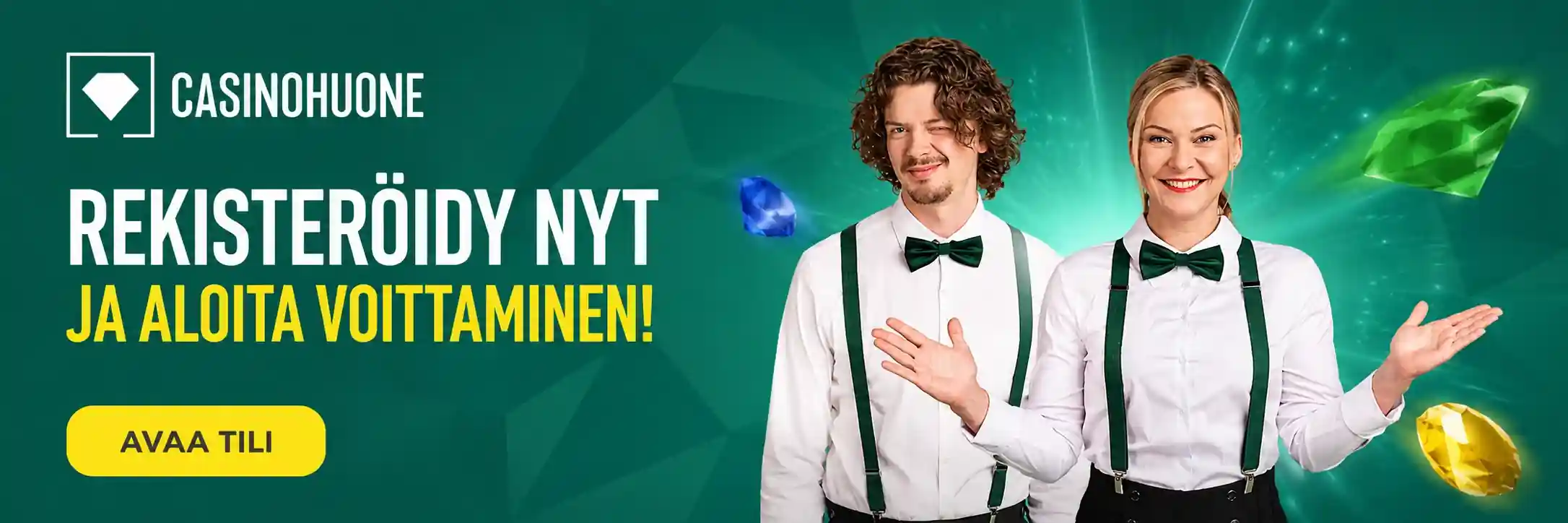 Kaksi ihmistä rekisteröitymään ja aloittamaan voittojen keruu